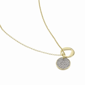 Buckley London Petite Double Pave Set PendantGold fashion-jewelry  