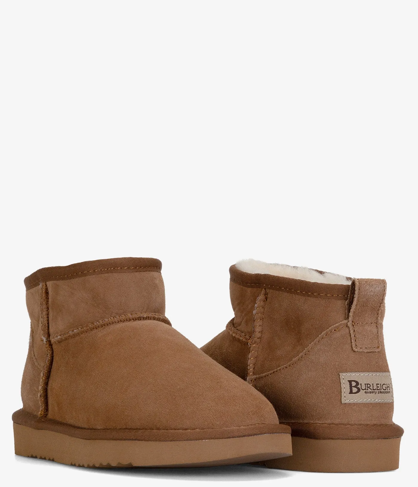 Burleigh Twinface Shorty Mini Schaffell-Stiefel - Damen