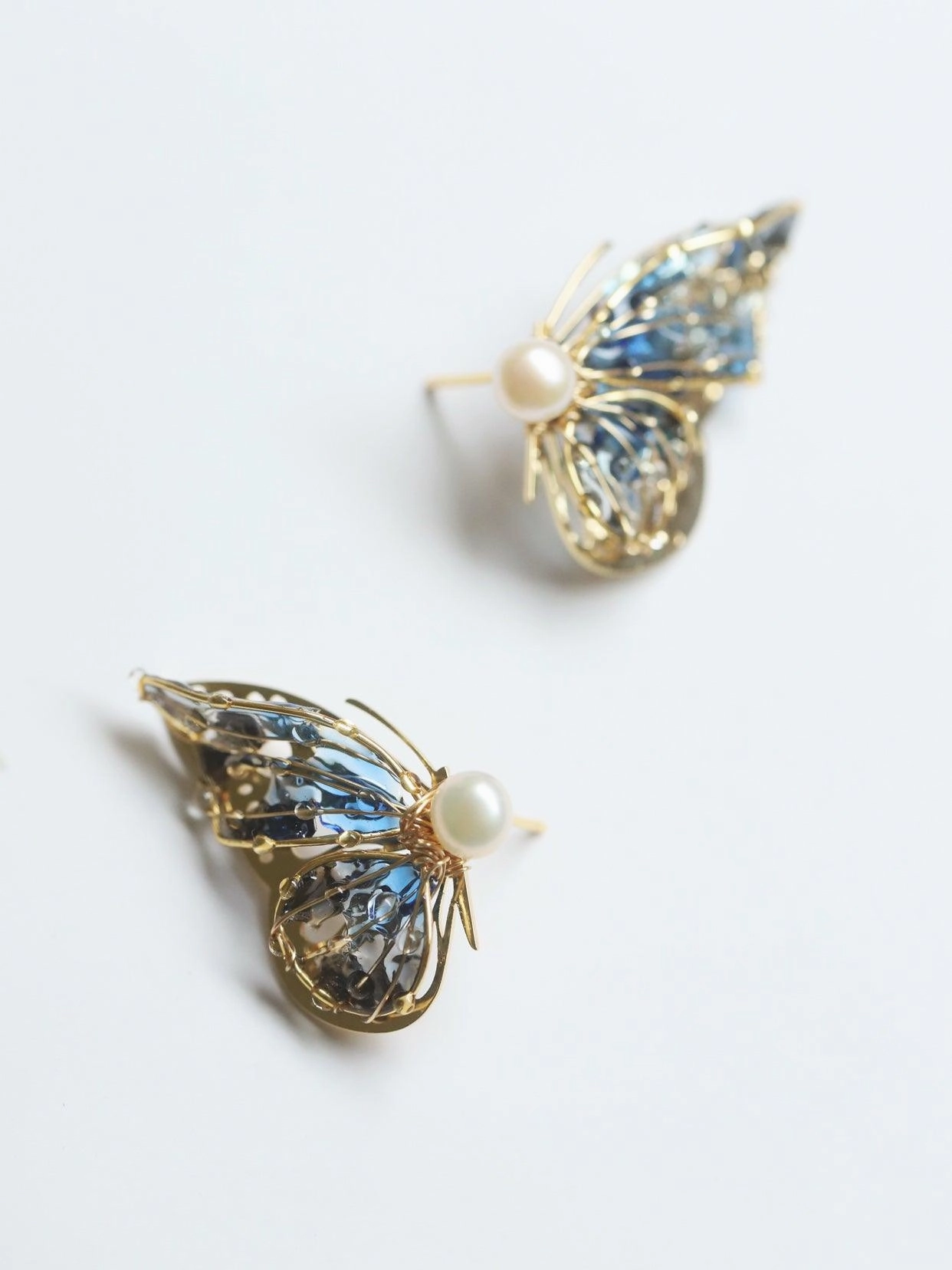 Butterfly Lady Sterling Silver Stud Earrings