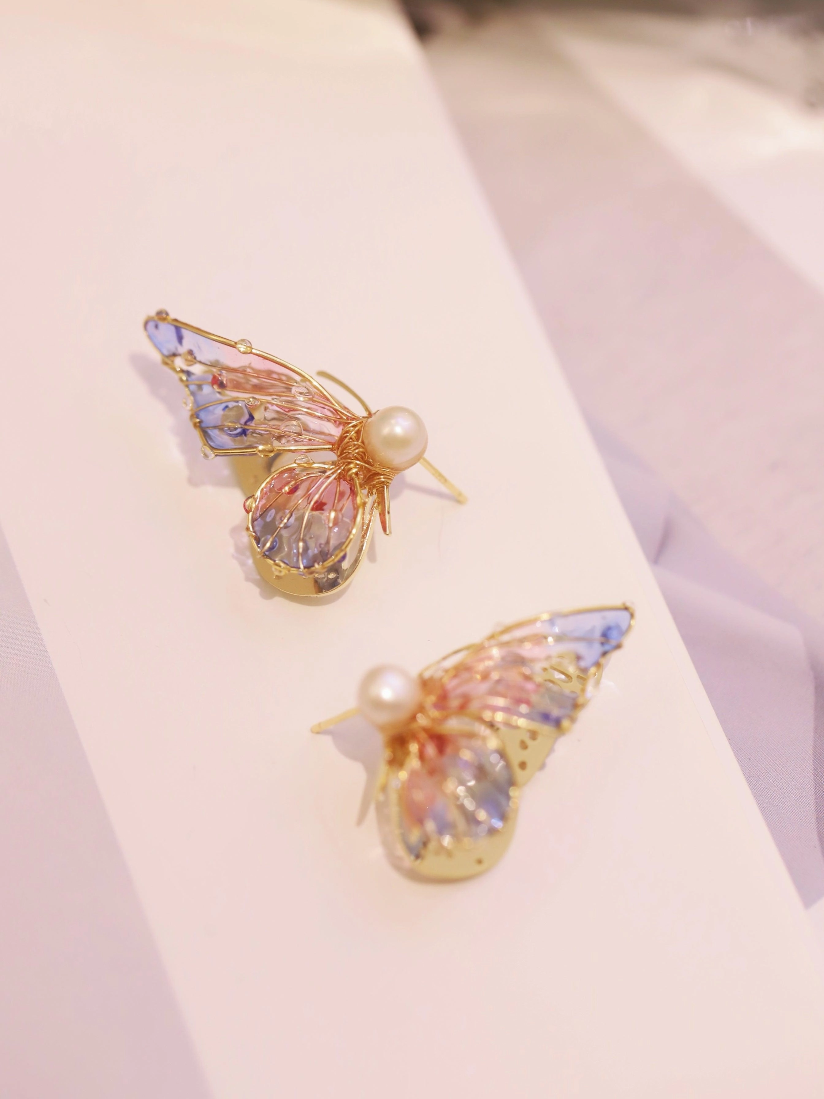 Butterfly Lady Sterling Silver Stud Earrings