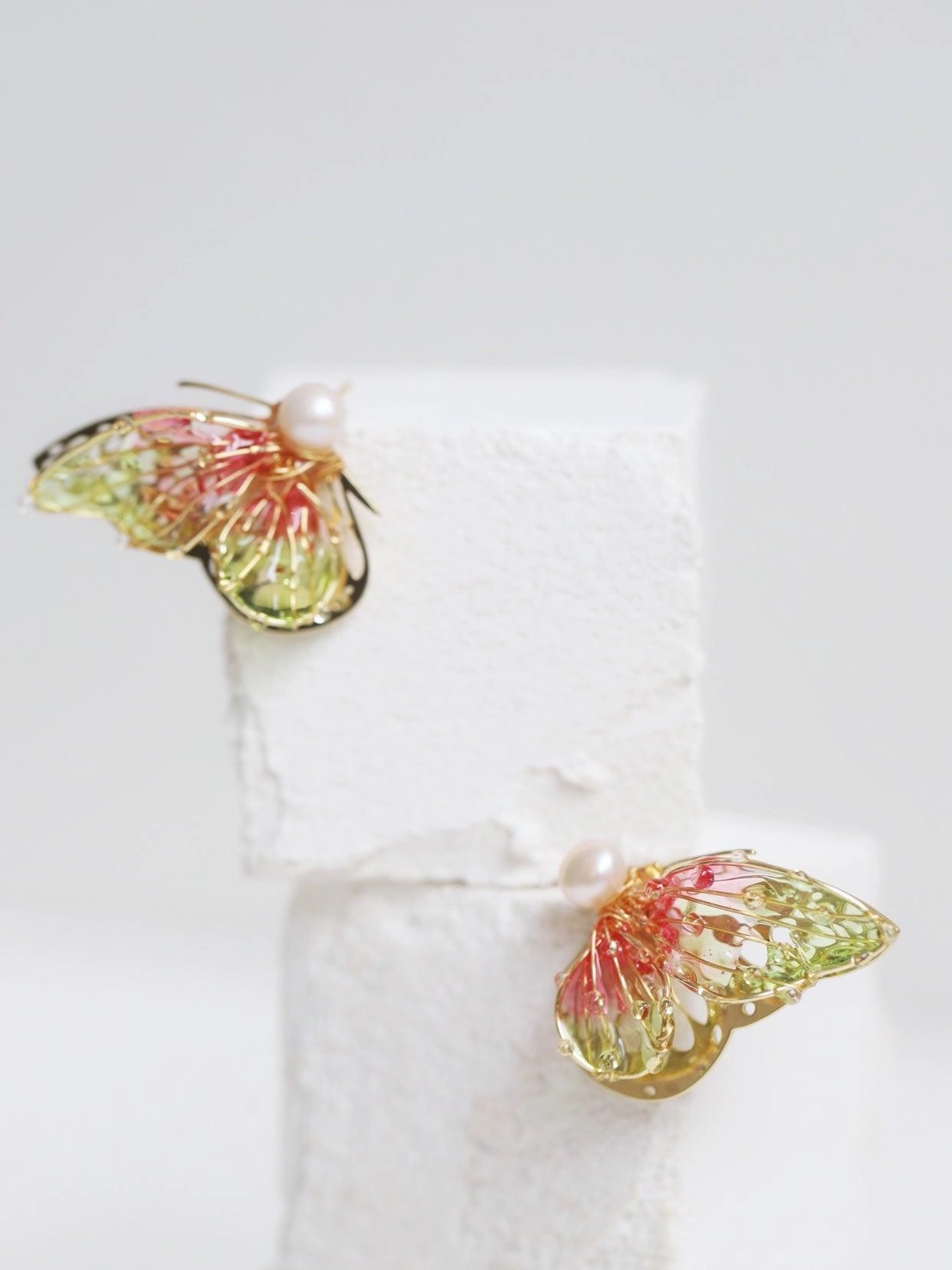 Butterfly Lady Sterling Silver Stud Earrings
