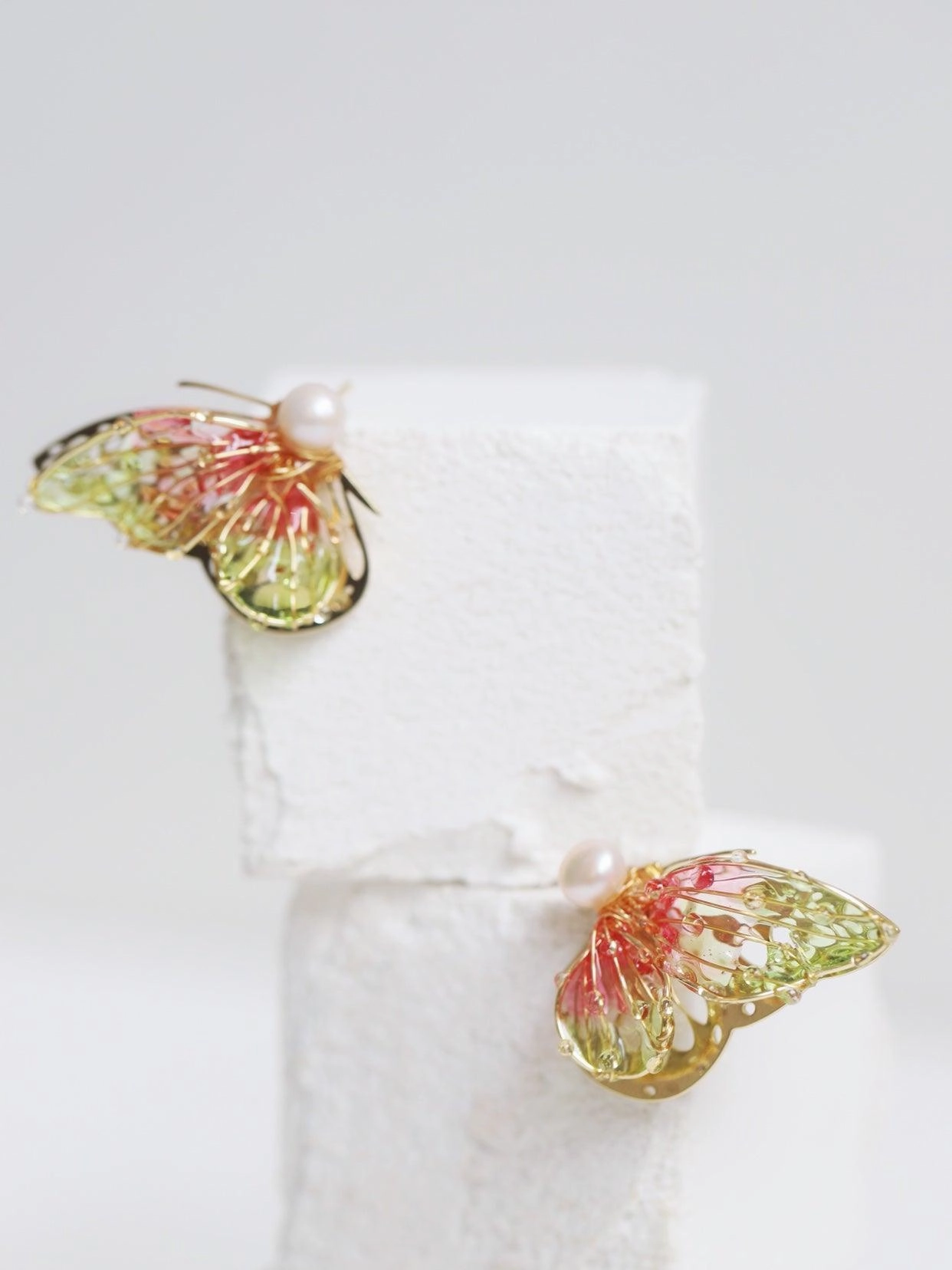 Butterfly Lady Sterling Silver Stud Earrings