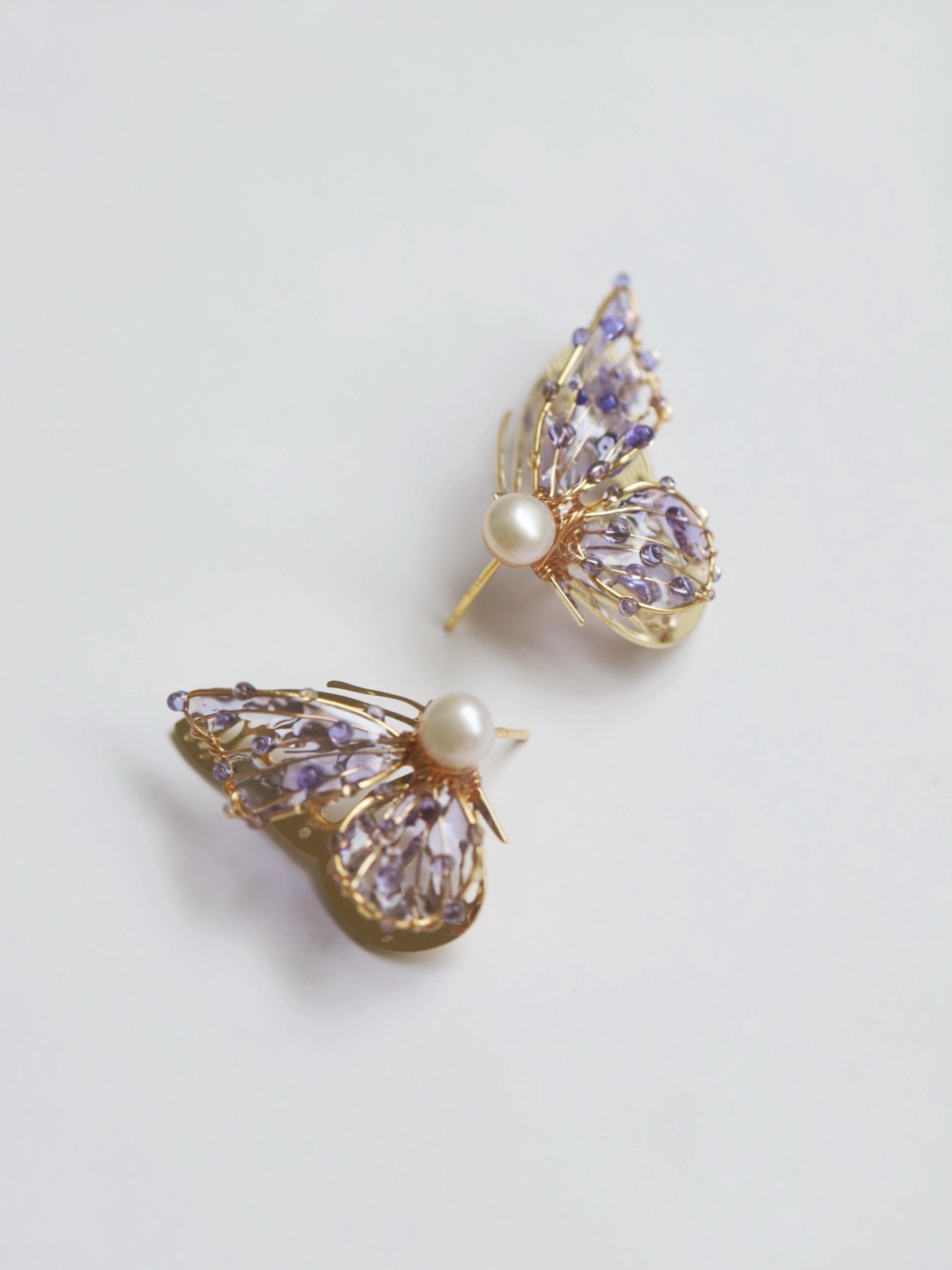 Butterfly Lady Sterling Silver Stud Earrings