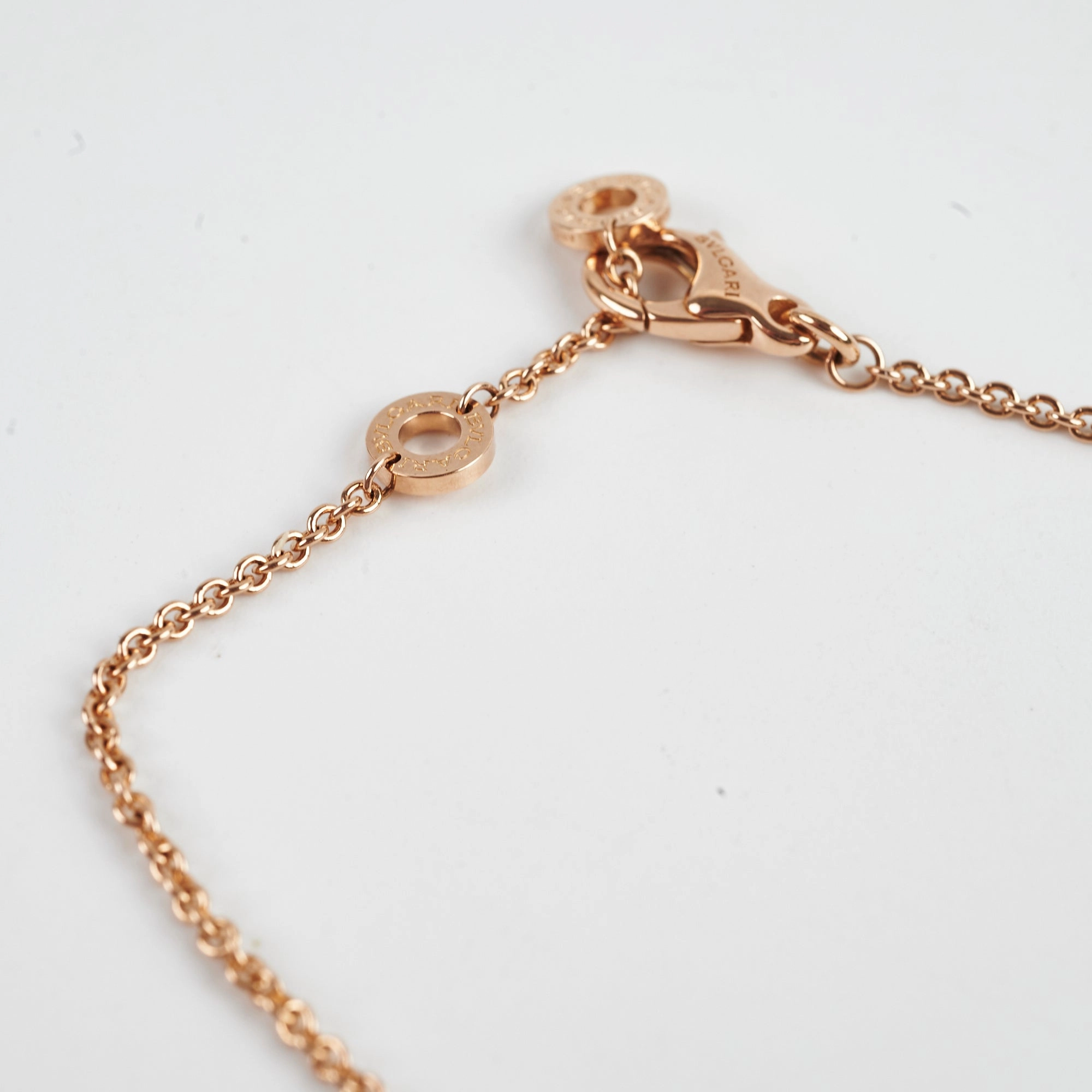 Bvlgari B.Zero 1 Bracelet Pink Gold White Ceramic