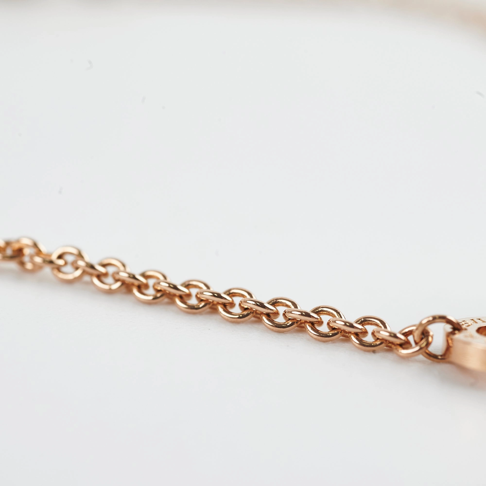 Bvlgari B.Zero 1 Bracelet Pink Gold White Ceramic