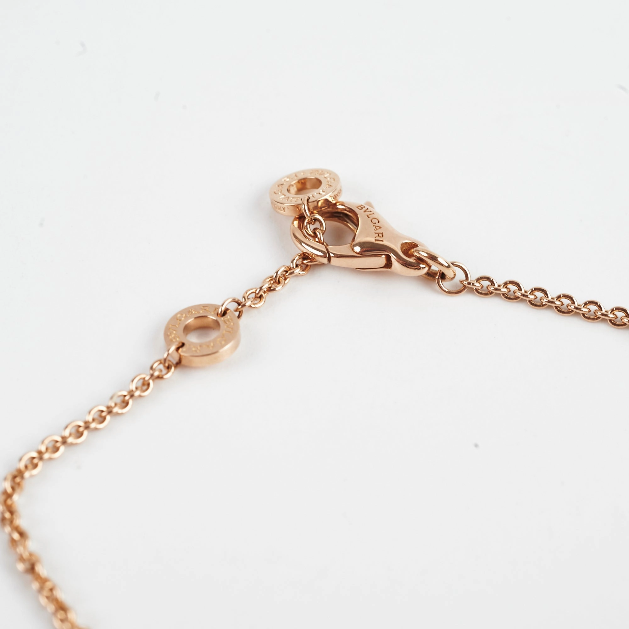 Bvlgari B.Zero 1 Bracelet Pink Gold White Ceramic
