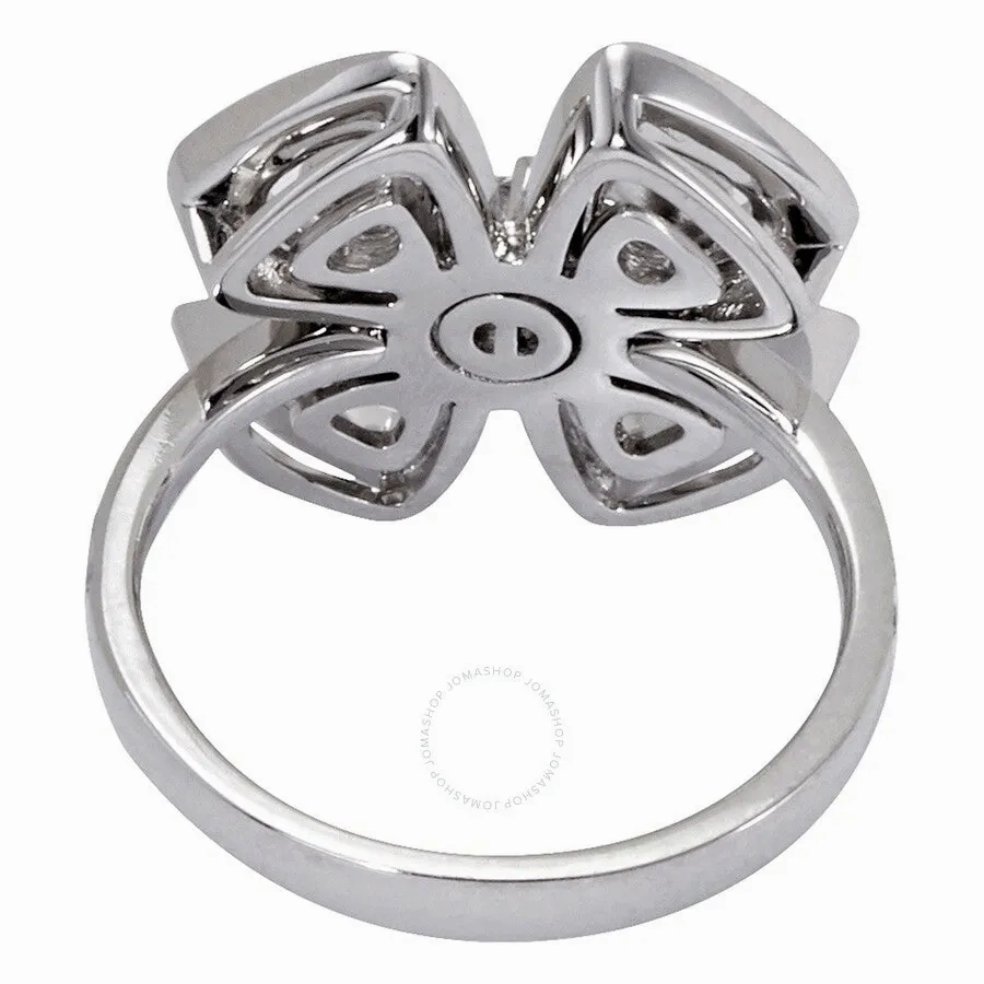 BVLGARI Fiorever Ladies 18k White Gold 0.64 CT Diamond Ring,