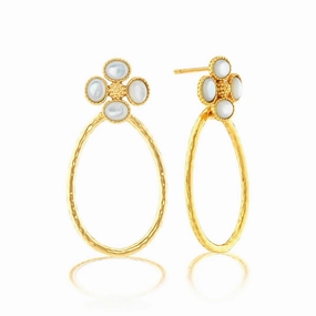 CAPUCINE DE WULF - BERRY CLOVER TEARDROP EARRINGS ear-ear-stud  