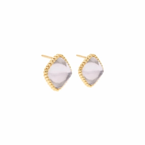 CAPUCINE DE WULF - BLANDINE STUD EARRING IN ICE GOLD ear-ear-stud  