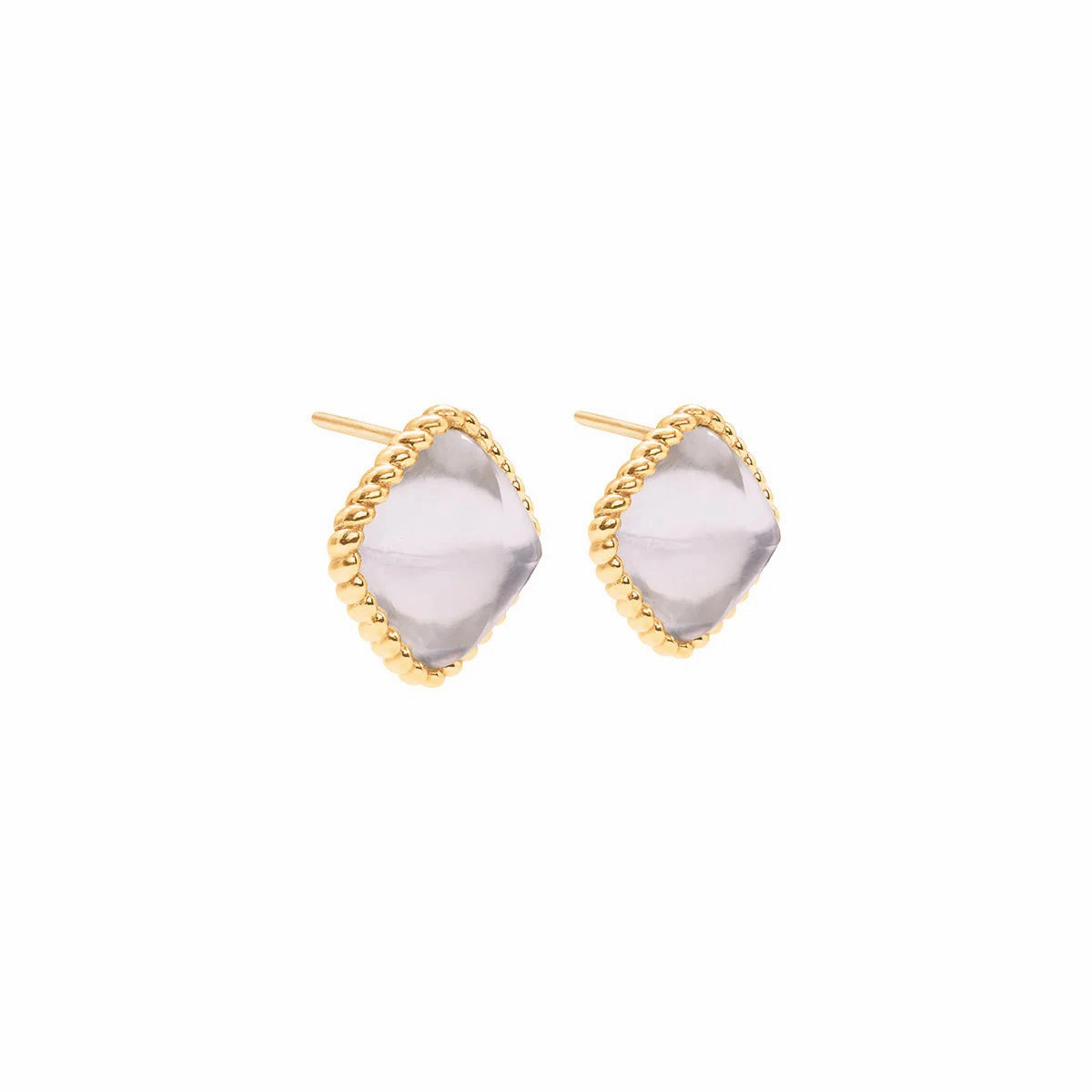 CAPUCINE DE WULF - BLANDINE STUD EARRING IN ICE GOLD ear-ear-stud  