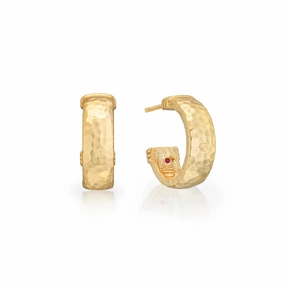 CAPUCINE DE WULF - CLEOPATRA CLASSIC SMALL HOOP EARRING ear-ear-stud  