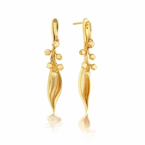 CAPUCINE DE WULF - MEADOW LILY OF THE VALLEY CONVERTIBLE EARRING ear-ear-stud  