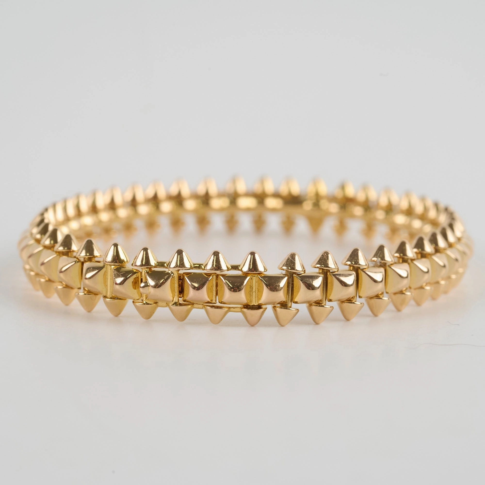 Cartier Clash Bracelet Pink Gold Size 15
