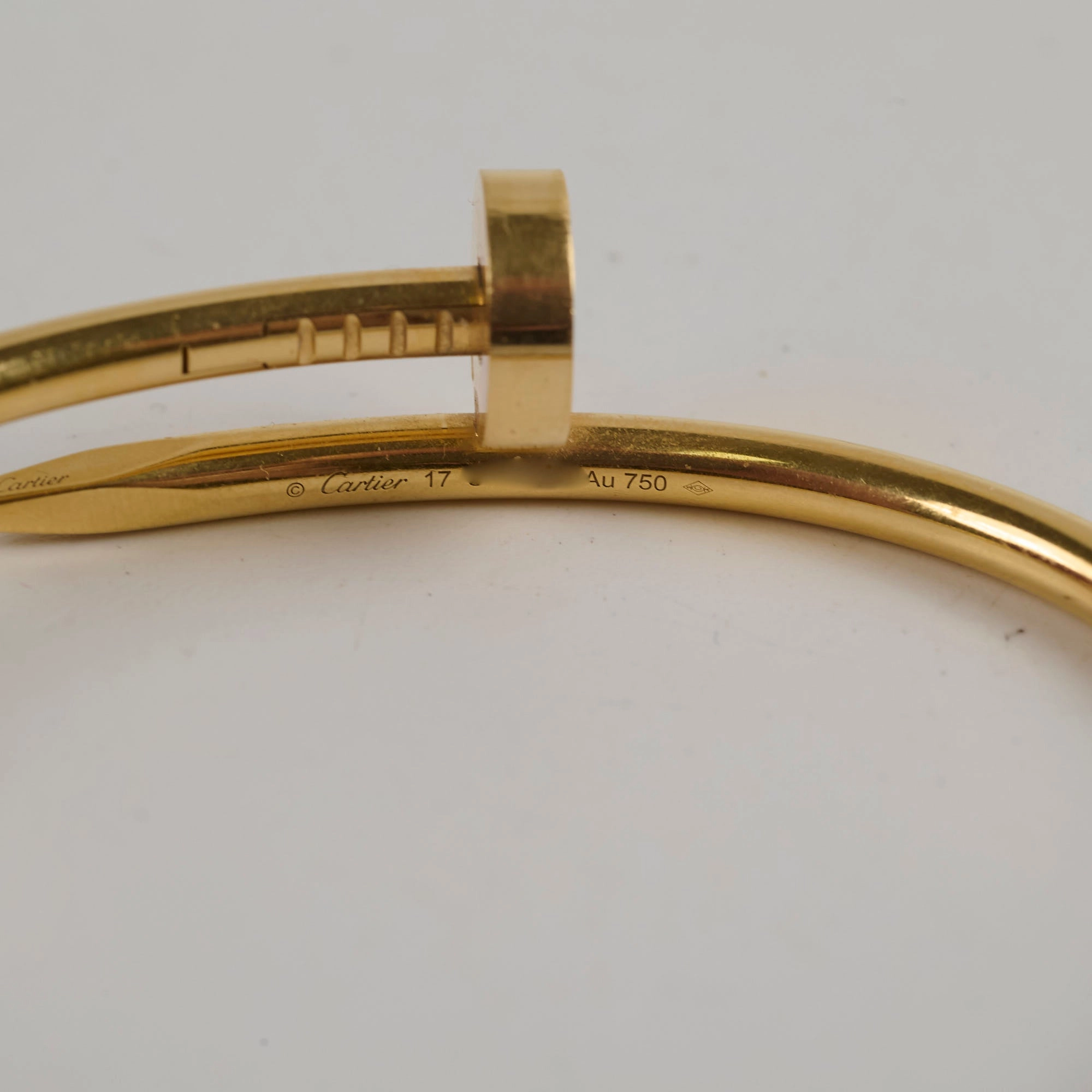 Cartier Juste Un Clou Yellow Gold Size 17