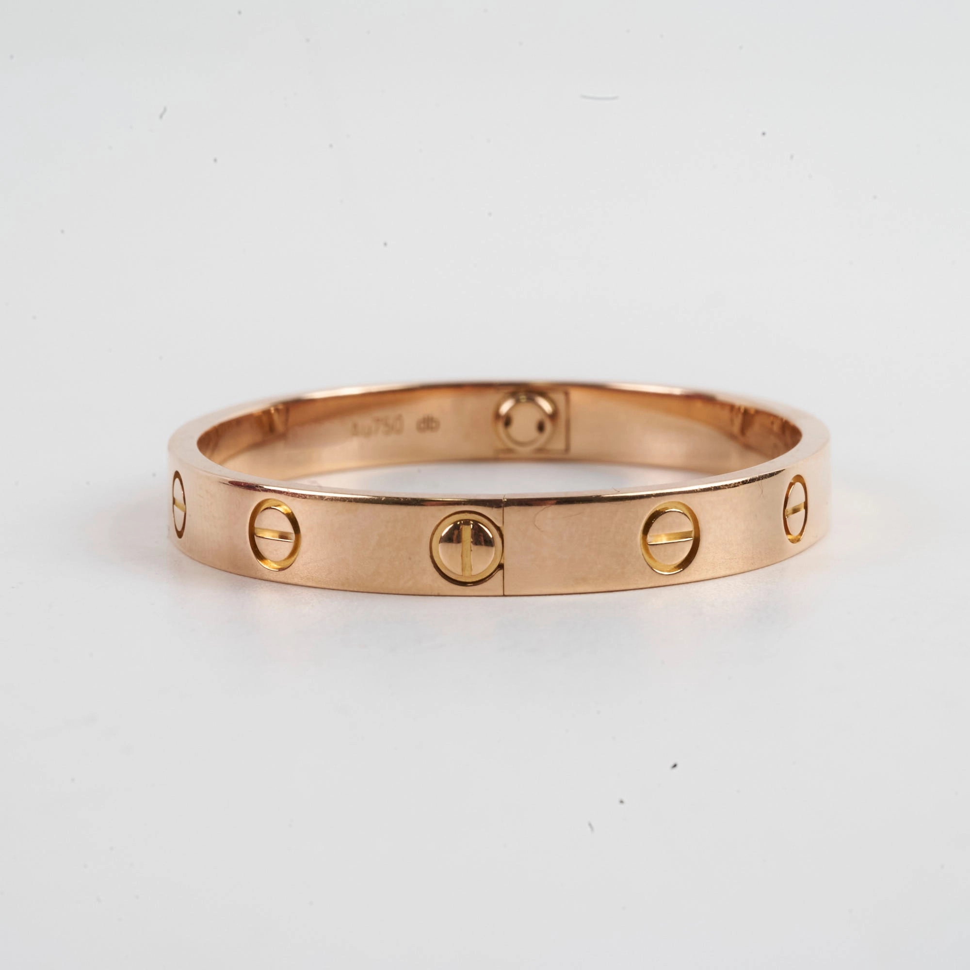 Cartier Love Bracelet Pink Gold Size 15