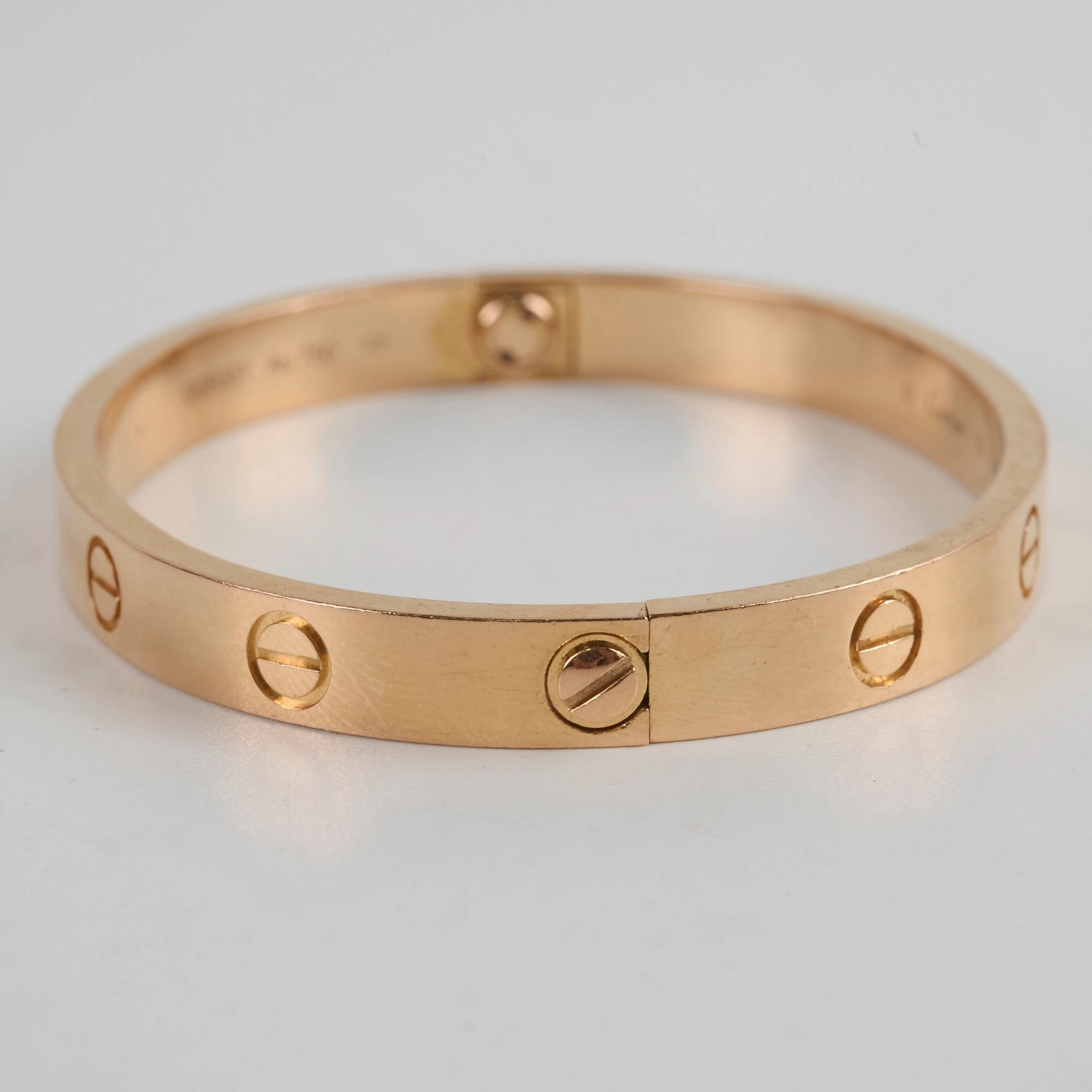 Cartier Love Bracelet Pink Gold Size 16 2022