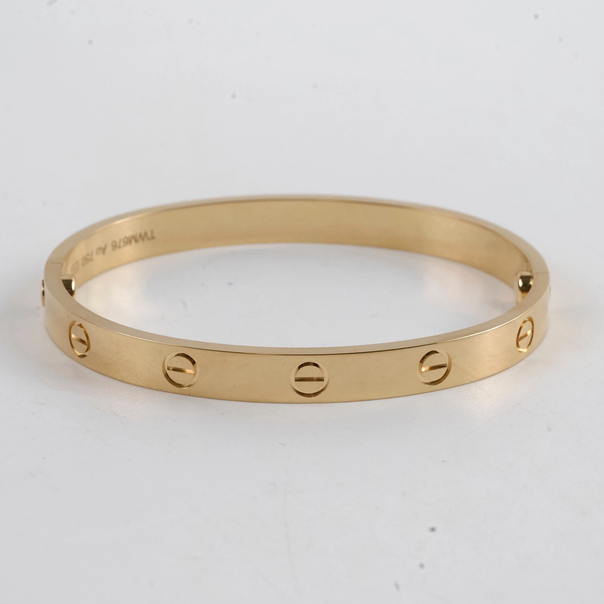 Cartier Love Bracelet Size 17 Yellow Gold 2024
