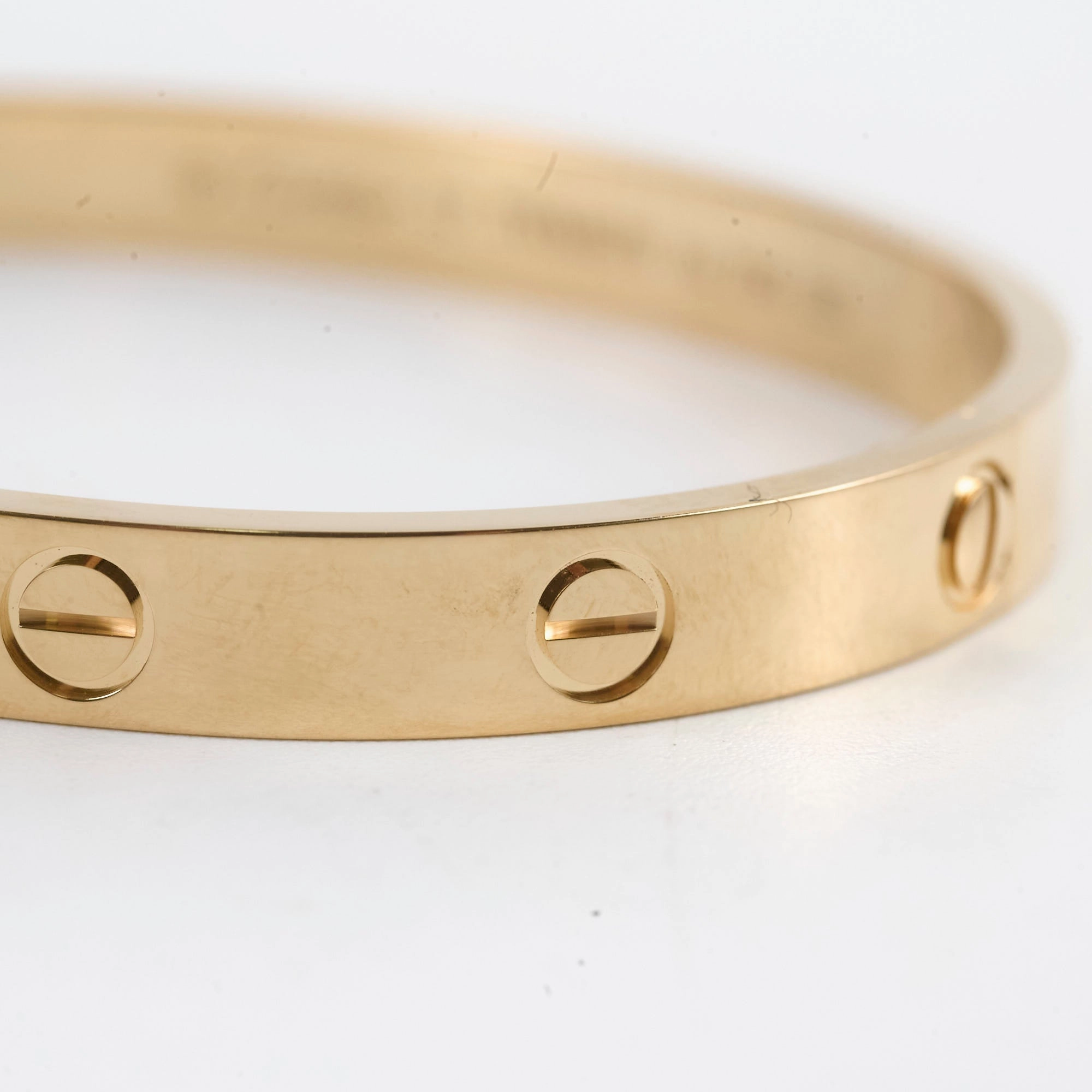 Cartier Love Bracelet Size 17 Yellow Gold 2024