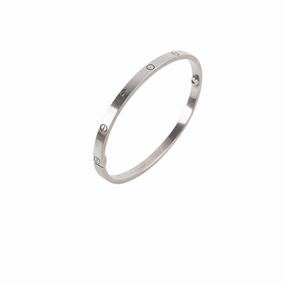 Cartier Love Bracelet White Gold Small Model Size 16 hand-chain-bracelet  