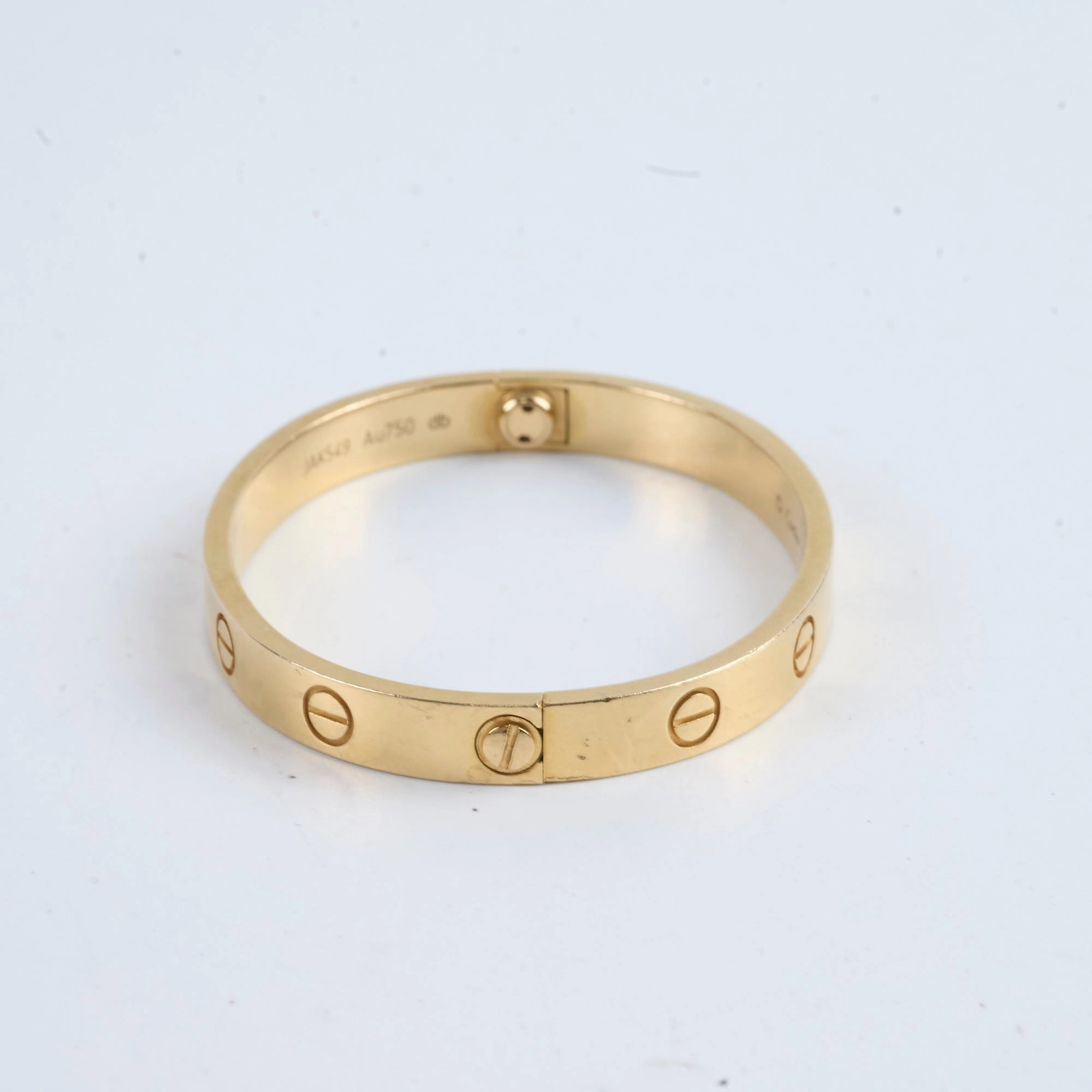 Cartier Love Bracelet Yellow Gold Size 15