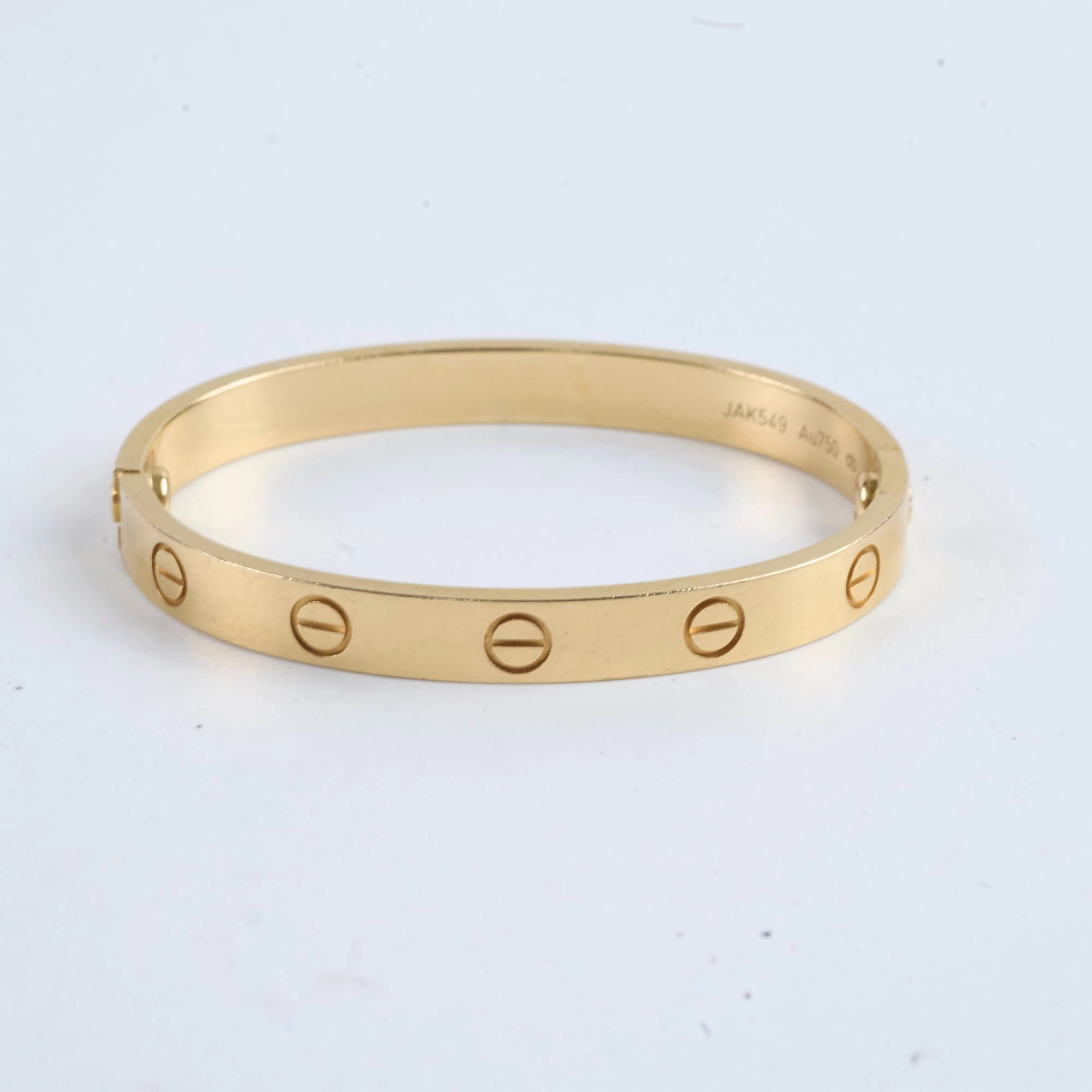Cartier Love Bracelet Yellow Gold Size 15