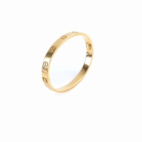 Cartier Love Bracelet Yellow Gold Size 15 hand-chain-bracelet  