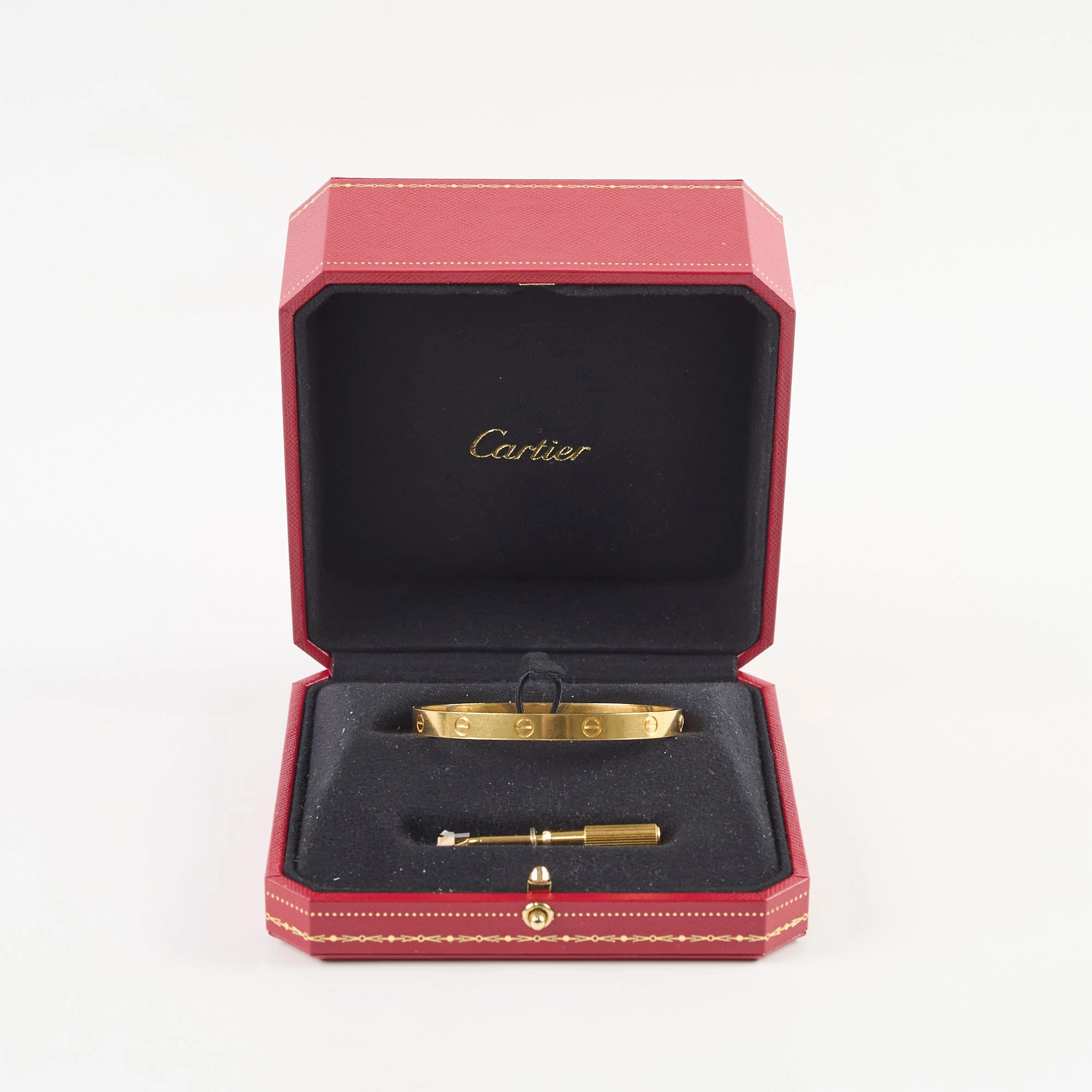 Cartier Love Bracelet Yellow Gold Size 18