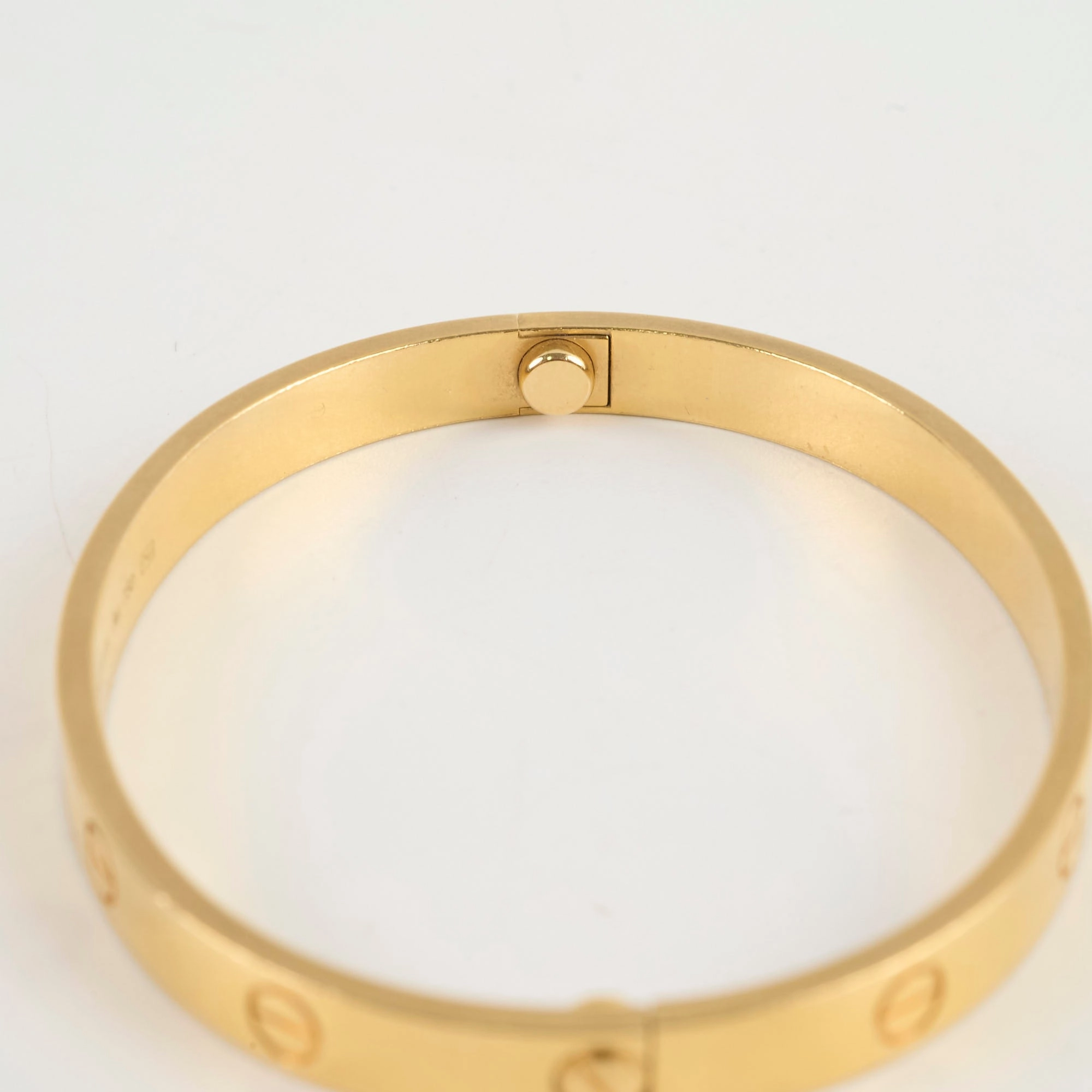 Cartier Love Bracelet Yellow Gold Size 18