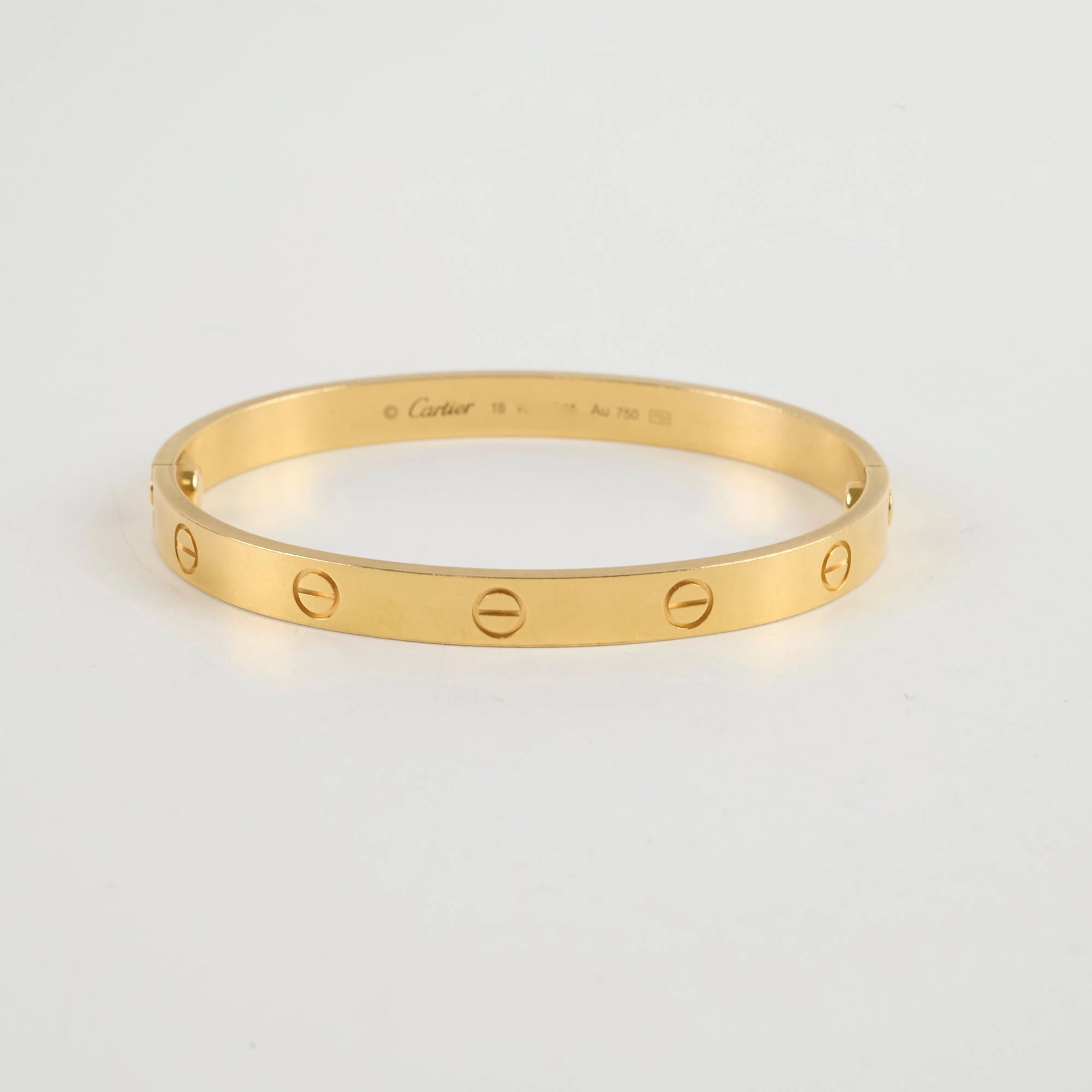 Cartier Love Bracelet Yellow Gold Size 18