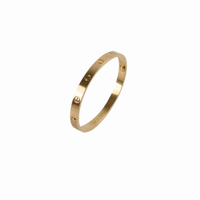 Cartier Love Bracelet Yellow Gold Size 19 hand-chain-bracelet  