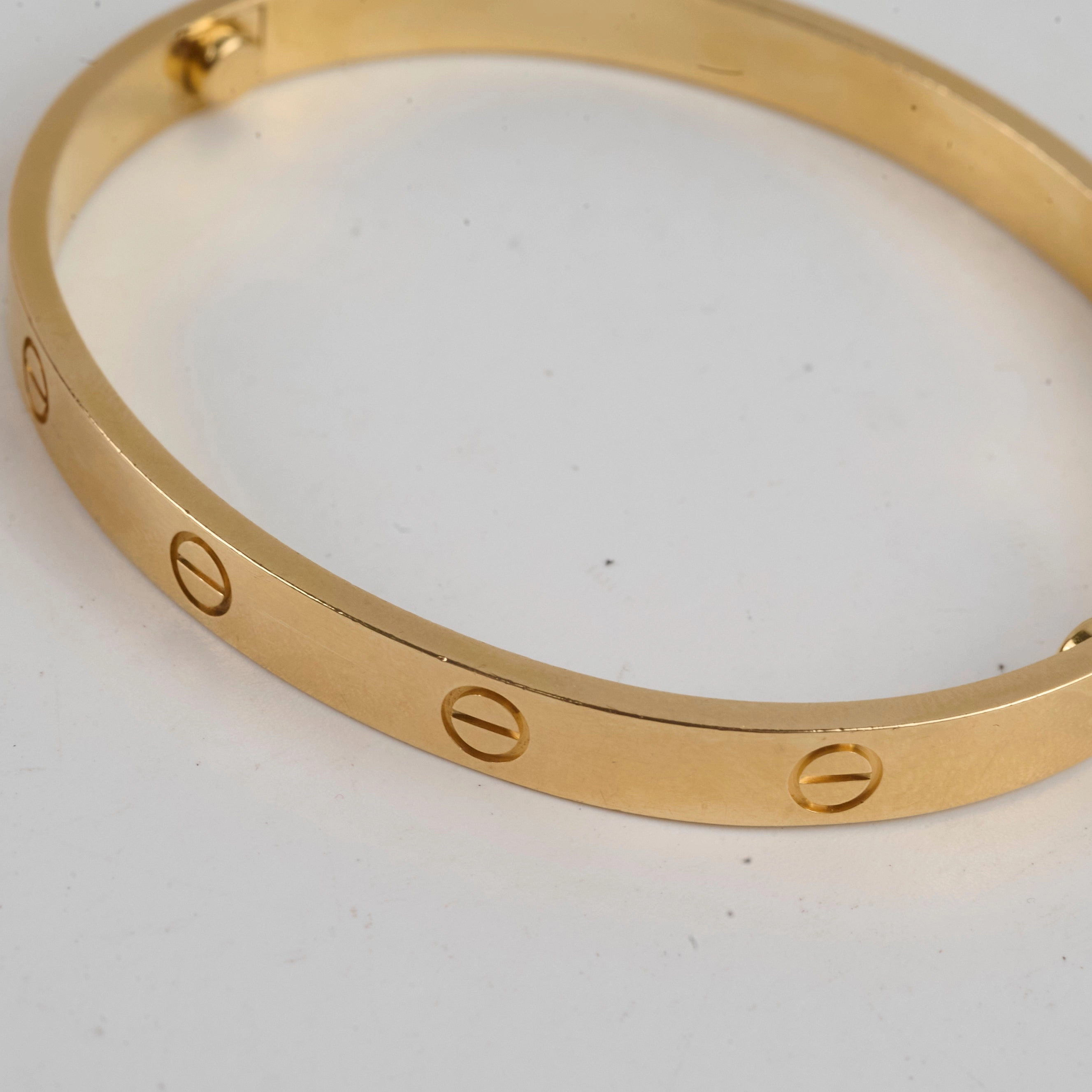 Cartier Love Bracelet Yellow Gold Size 19