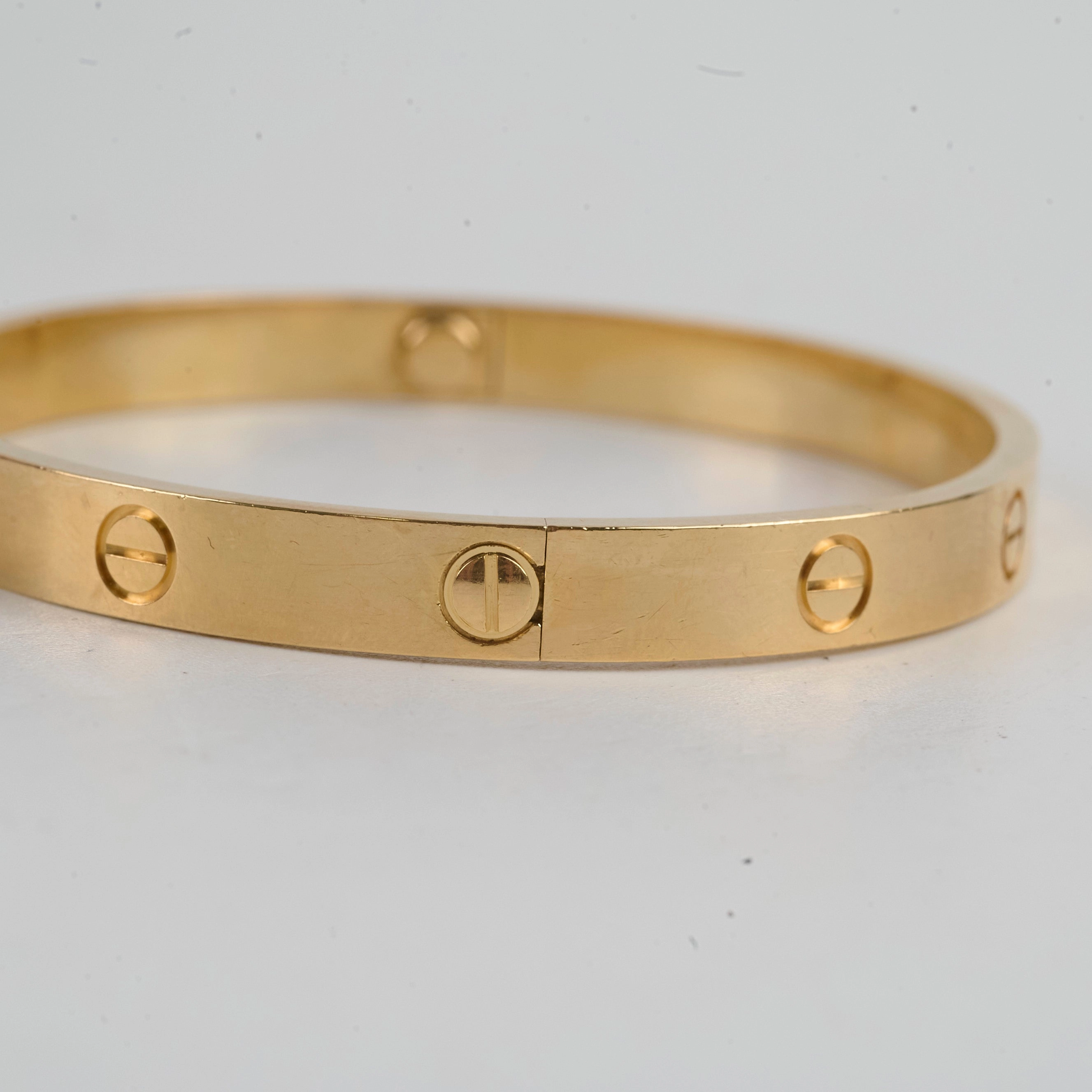 Cartier Love Bracelet Yellow Gold Size 19
