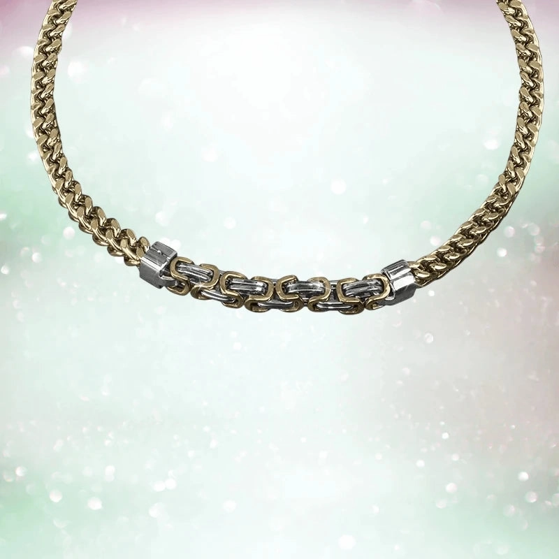 Cedar Foxtail Byzantine Necklace