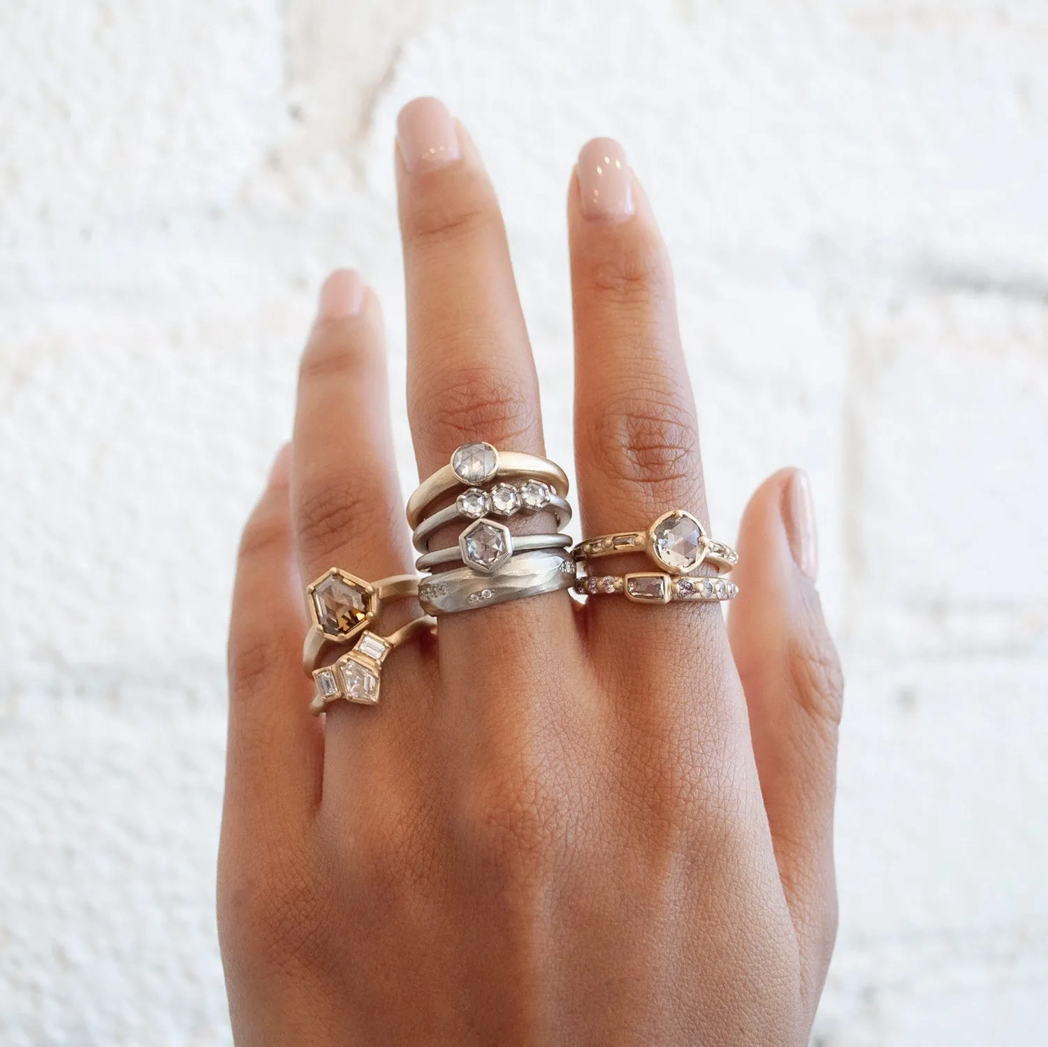 Champagne Baguette Ring