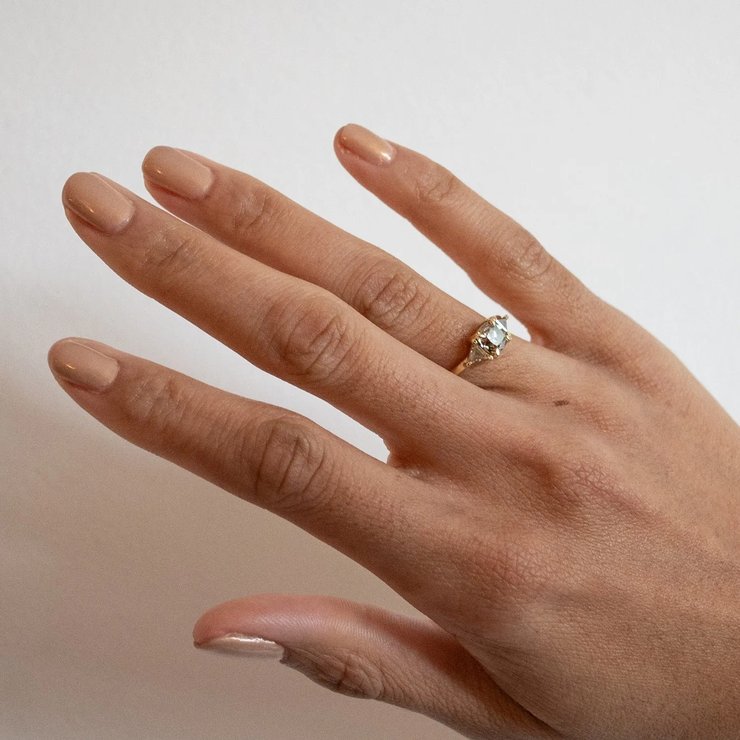 Champagne Diamond Stella Ring