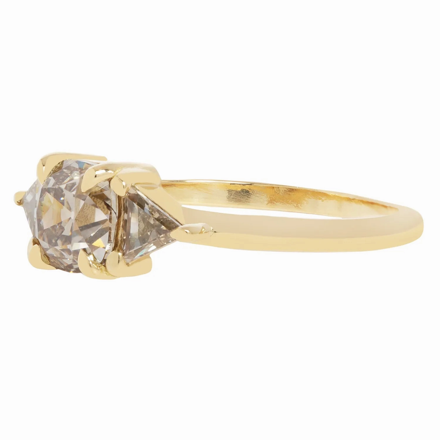 Champagne Diamond Stella Ring