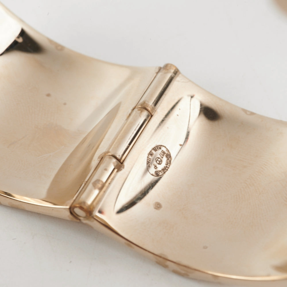 Chanel Bangle Gold Costume Jewellery