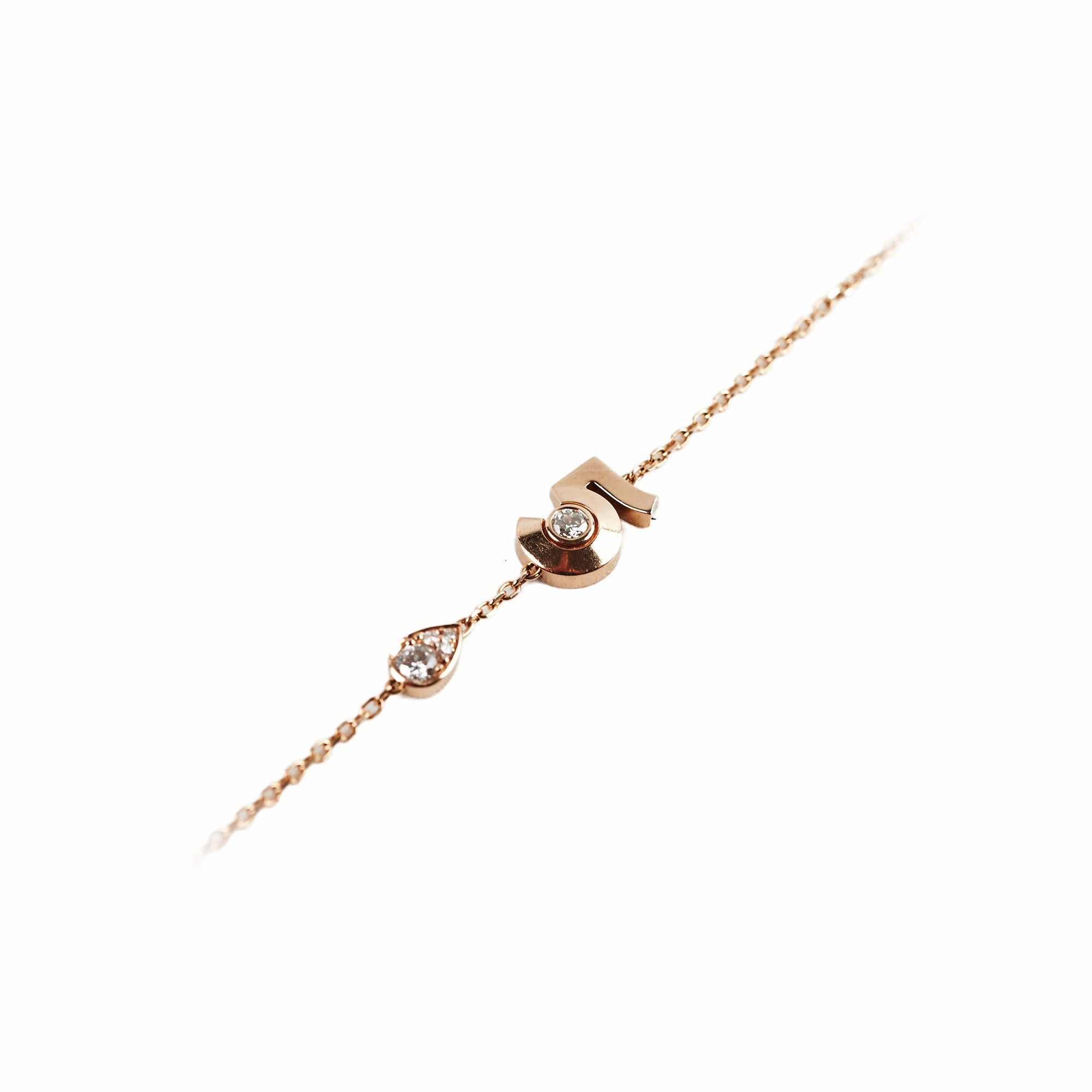 Chanel No.5 Diamond Bracelet 18K Rose Gold hand-chain-bracelet  