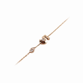 Chanel No.5 Diamond Bracelet 18K Rose Gold hand-chain-bracelet  