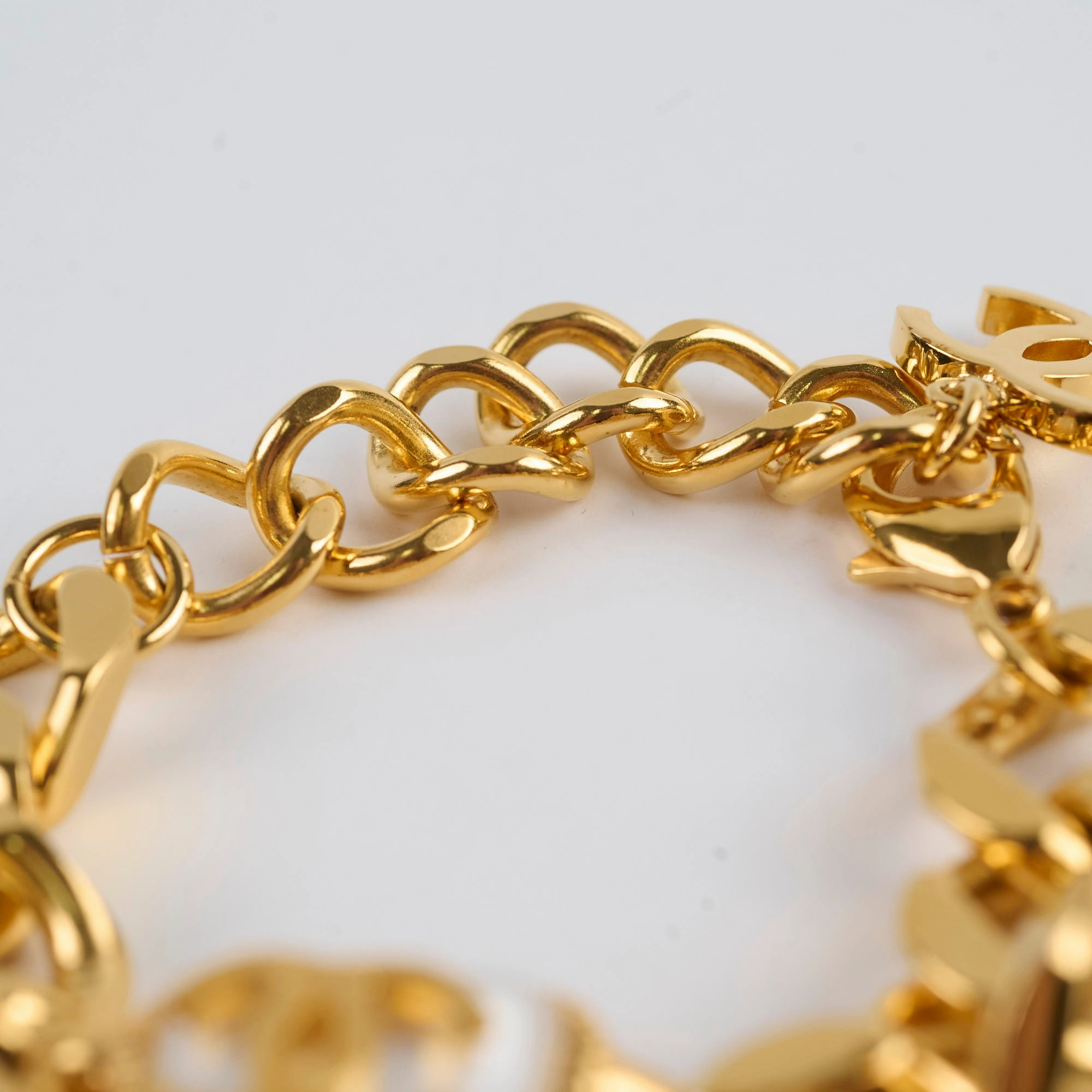Chanel Pearl CC Chain Link Bracelet
