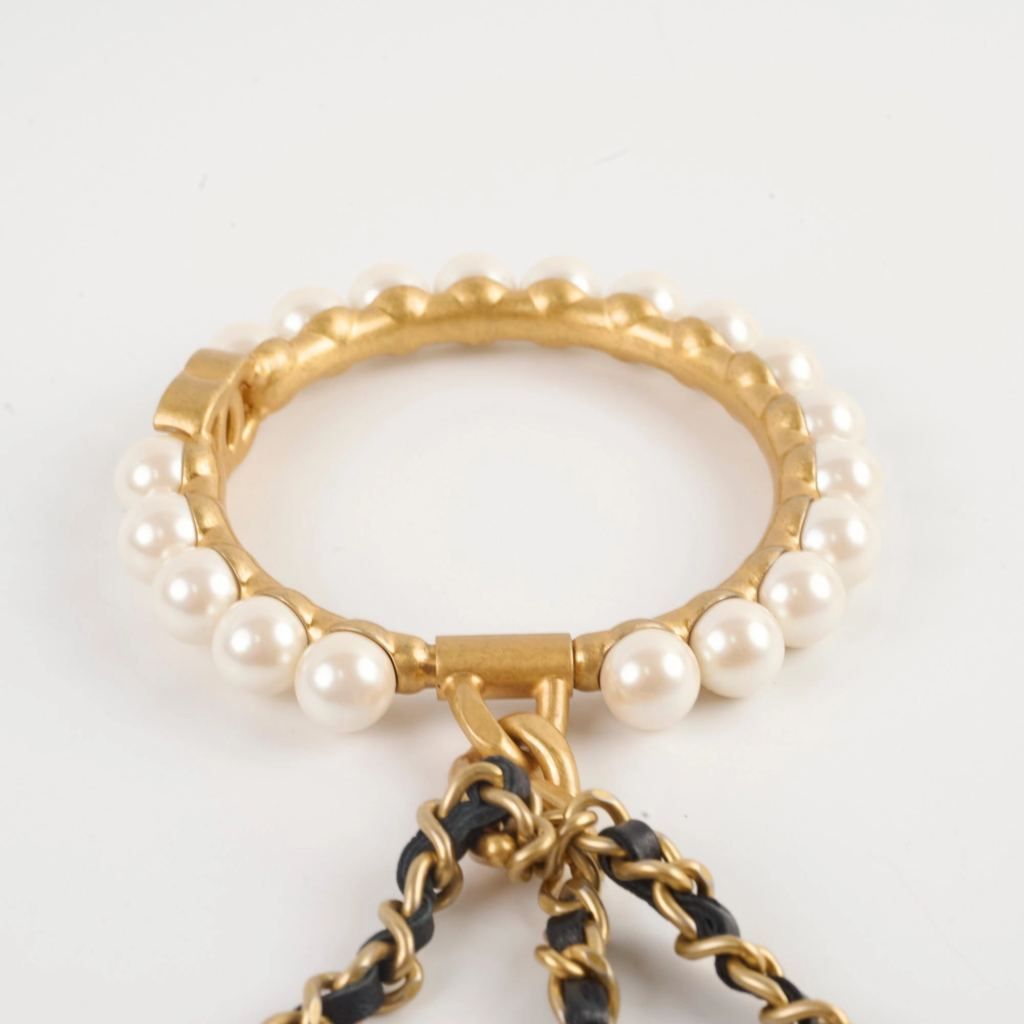 Chanel Runway 21A Bracelet with Small Shapes and Chain