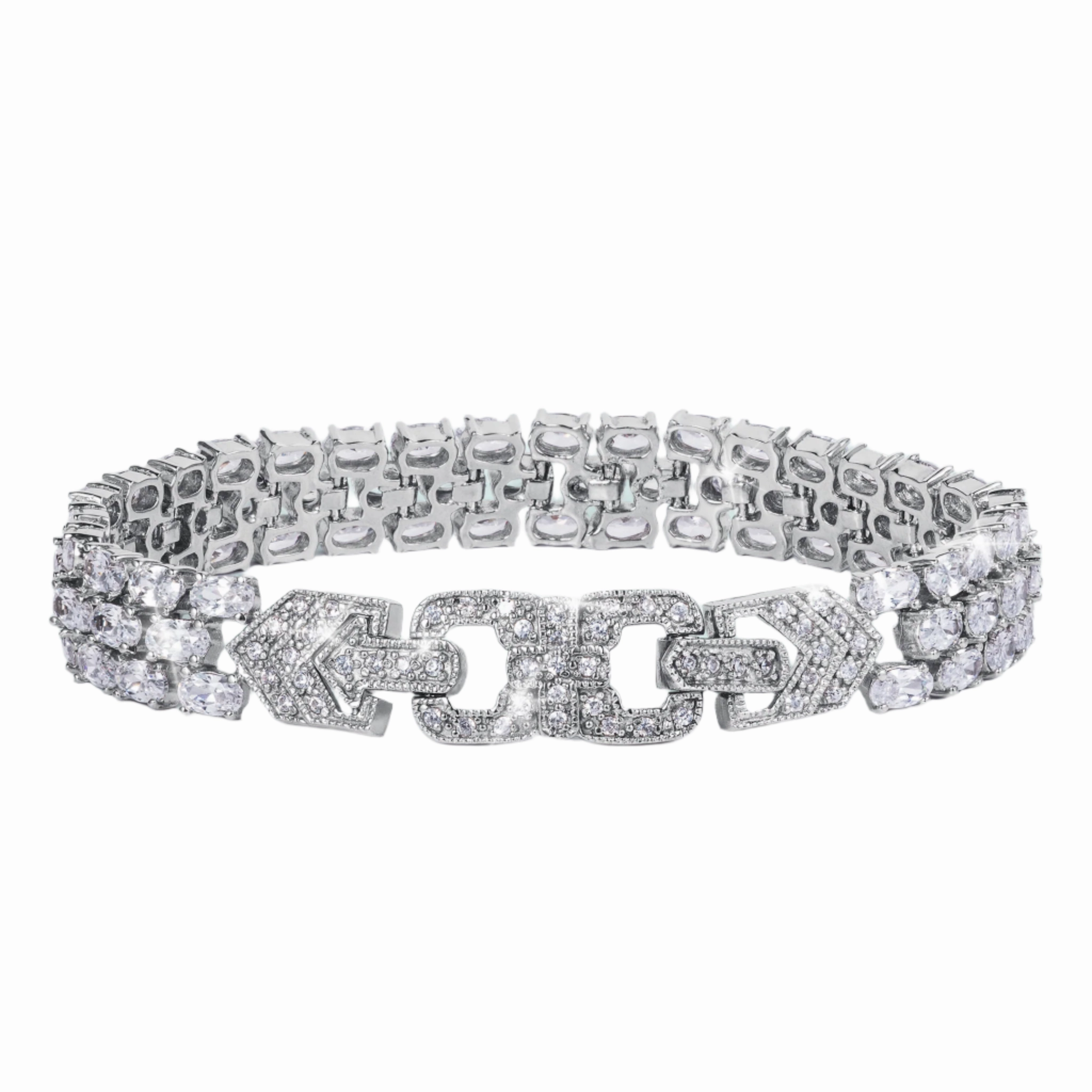 Charleston White Bracelet hand-chain-bracelet  