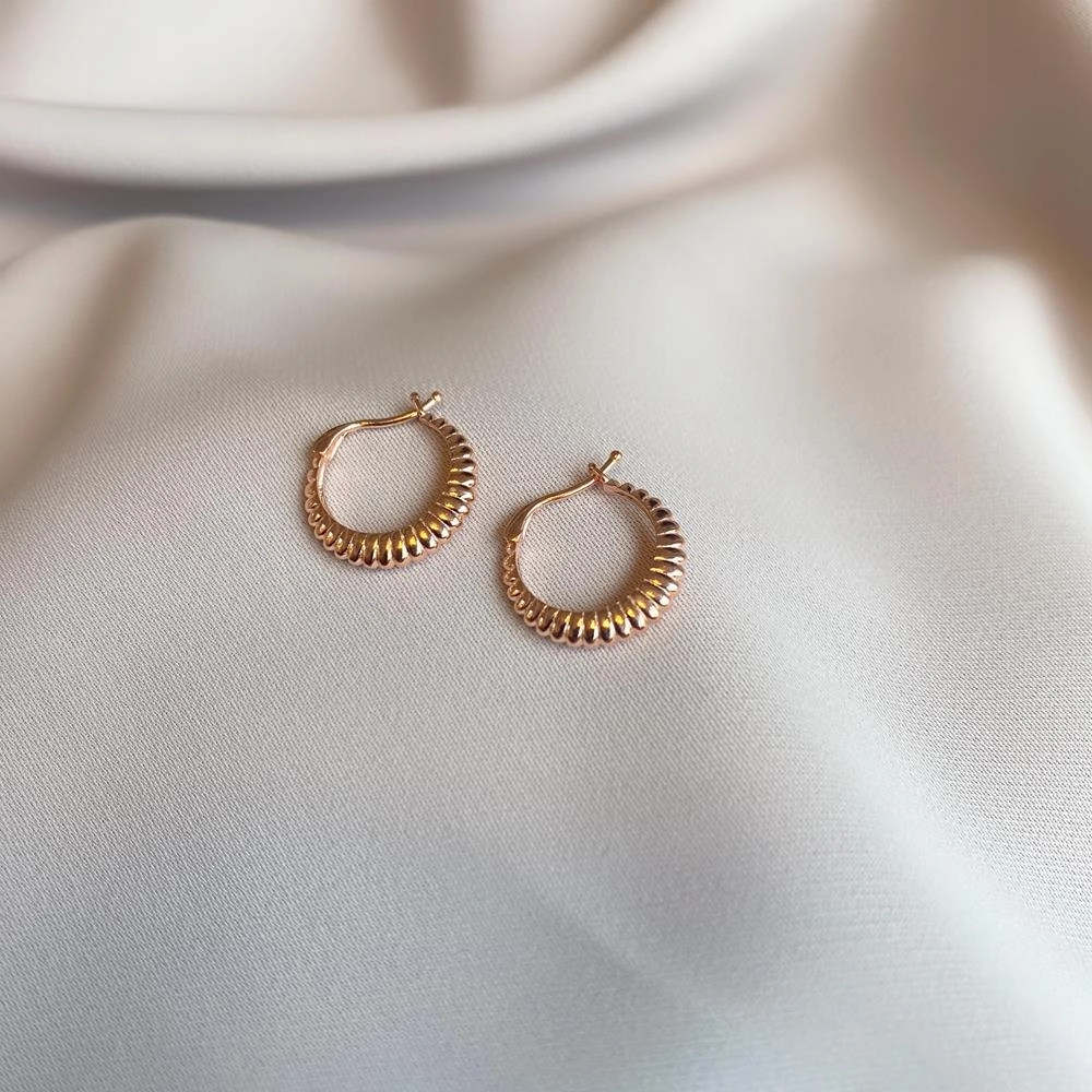 Chato Bari Earring Silver And Rose Gold 