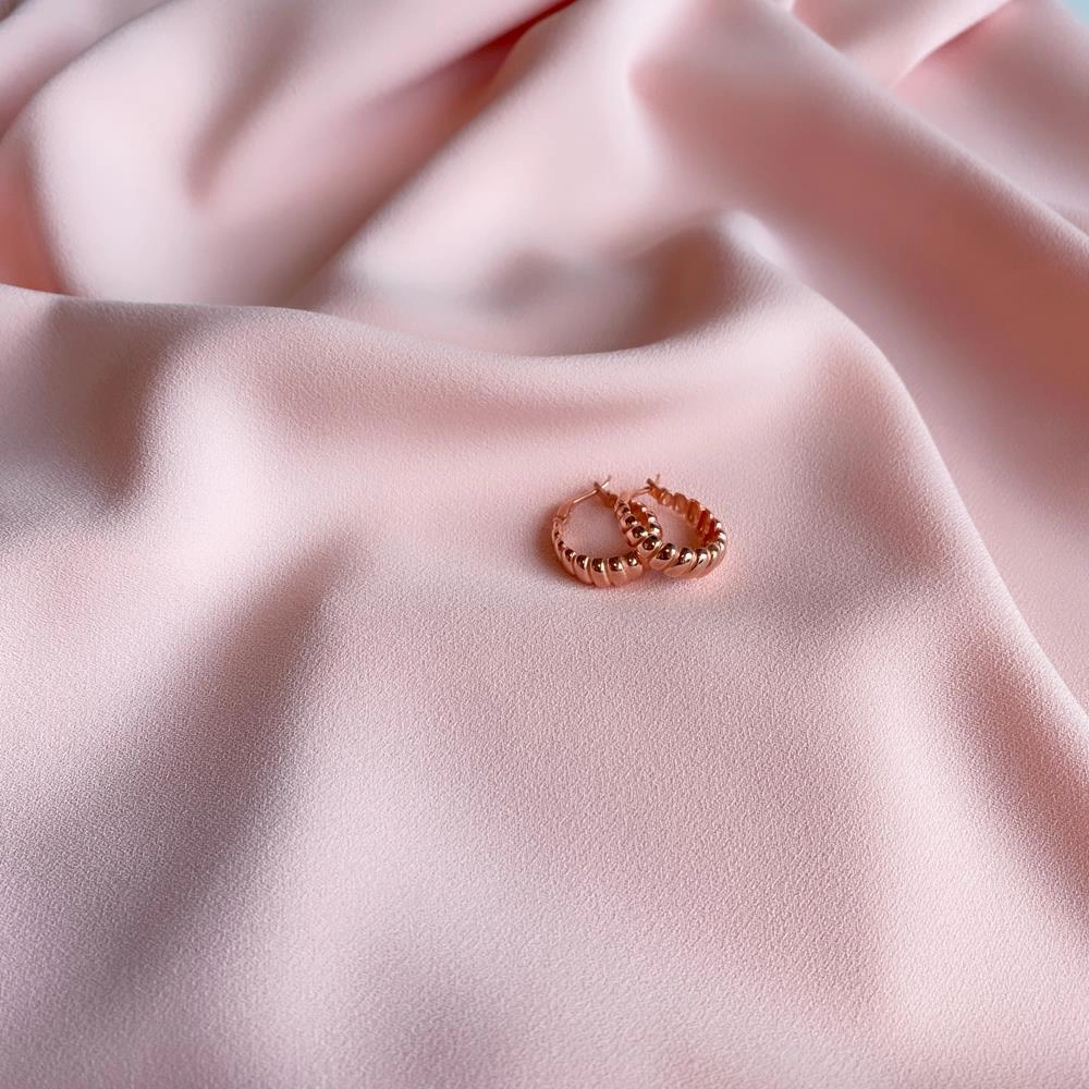 Chato Genoa Earring Rose Gold And Silver