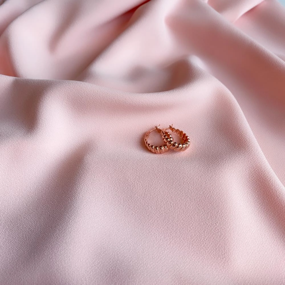 Chato Genoa Earring Rose Gold And Silver
