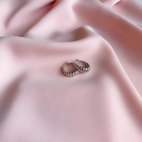 Chato Genoa Earring Rose Gold And Silver 