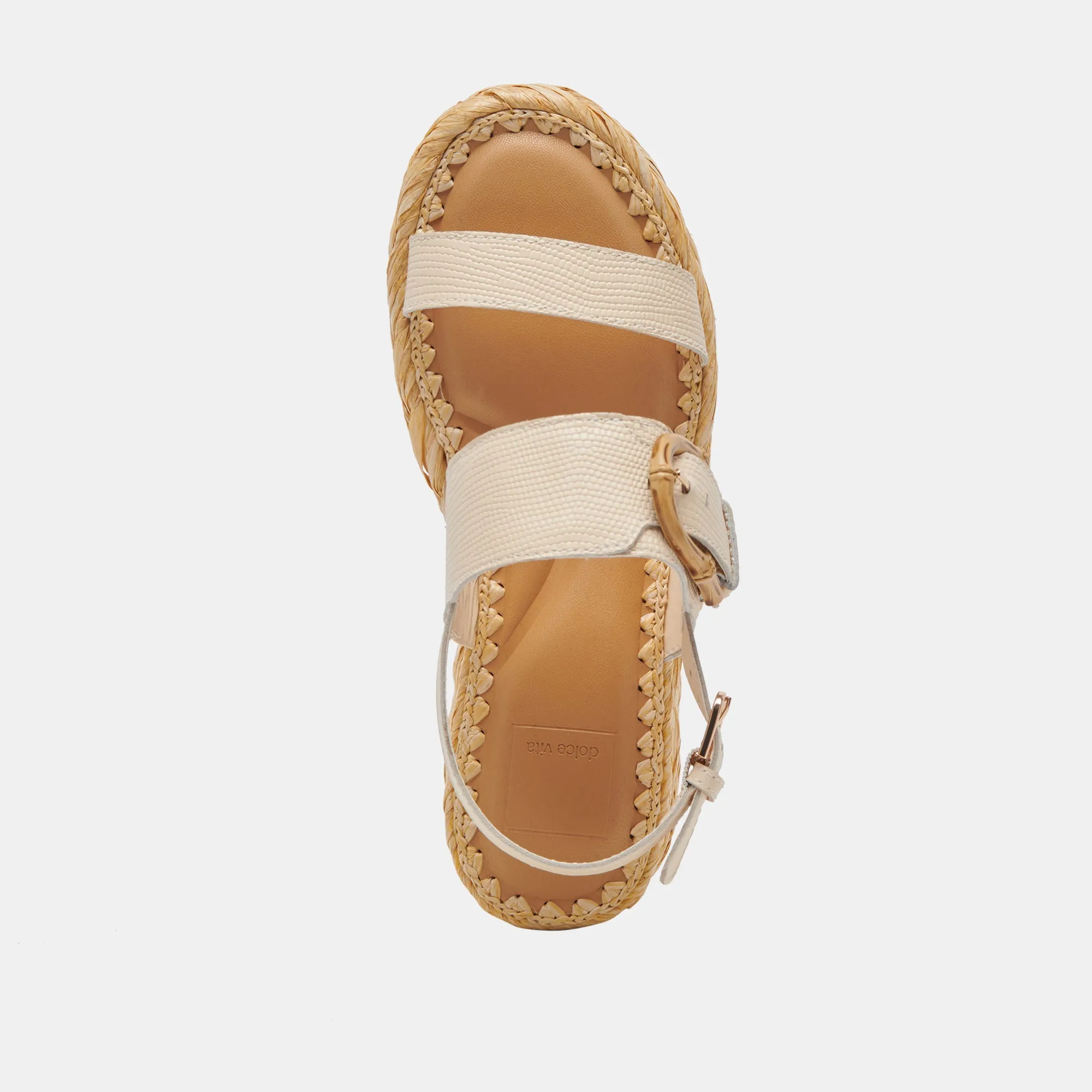 CHERA SANDALEN KNOCHEL GEPRÄGTES LEDER