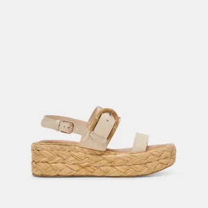 CHERA SANDALEN KNOCHEL GEPRÄGTES LEDER