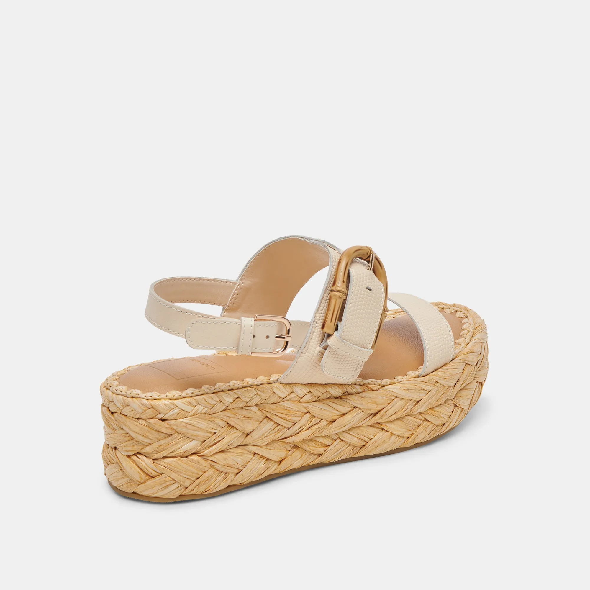 CHERA SANDALEN KNOCHEL GEPRÄGTES LEDER