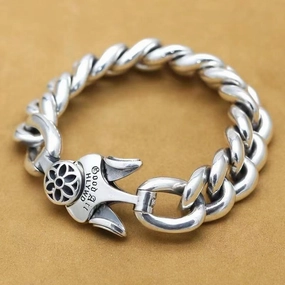 Cherry Blossom Men's Bracelet Retro Fashionable Punk 